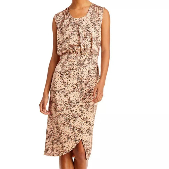 NWT Black Halo Renata Printed Sleeveless Sheath Dress Size 4 - Picture 1 of 4